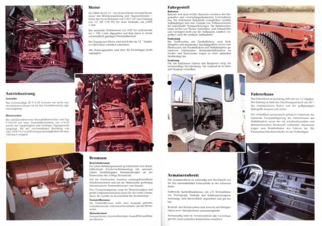 Renault M 230 Midliner Prospekt 1992 3/92 LKW truck brochure prospectus camion 3