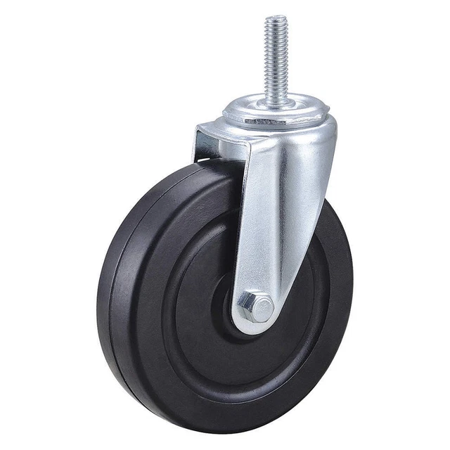 GRAINGER APPROVED DCRR05052S-S13 General Purpose Threaded Stem Caster,5"