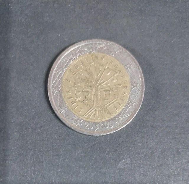 2 Euro Münze Liberte Egalite Fraternite 2000