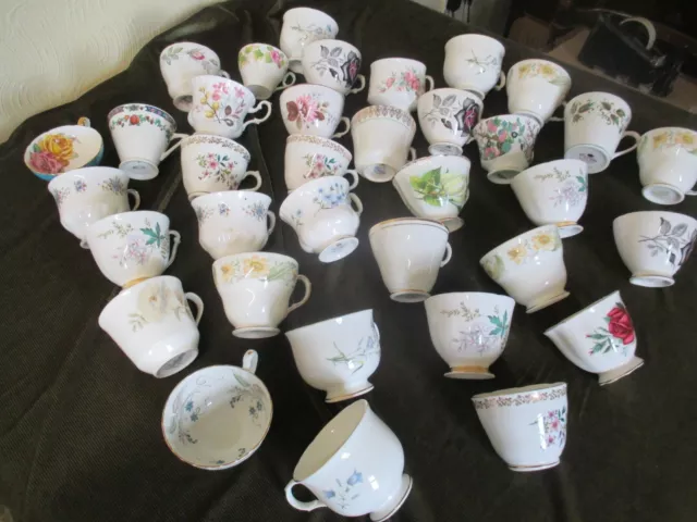 Lovely Selection Of Mismatch China,Cups,Saucers, Plates, Milk+Sugars, Plates 2