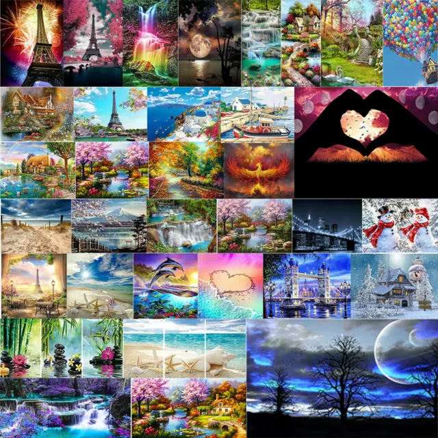 5D Diamond Painting Full Diamant Kreuzstich Stickerei Malerei Landschaft Bilder