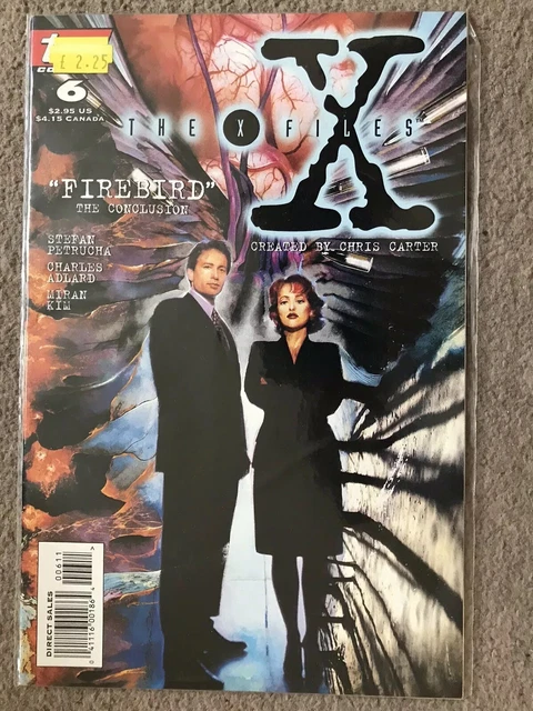 The X Files #6 Topps Comic Firebird Part Three First Printing 1996