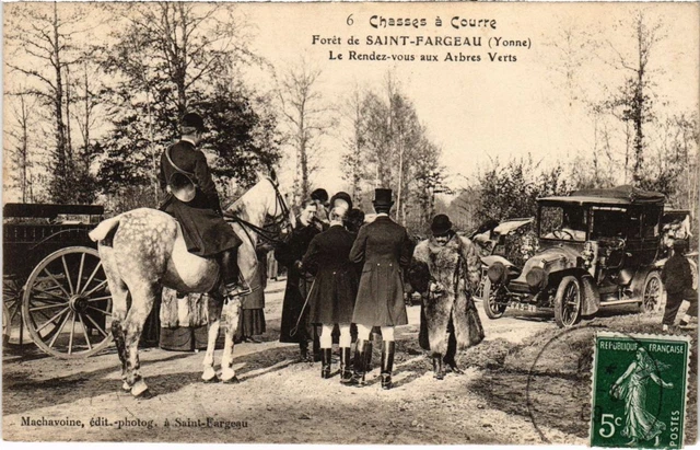 Carte Postale Ancienne - Forêt D'Orléans - Chasse à Courre - Le Dépeçage - Sport (a34987)