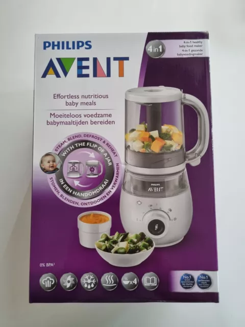 Philips Avent 4-in-1 Healthy Steam Baby Meal Maker Brand New Boxed