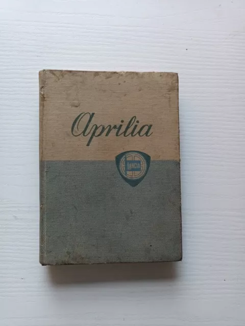 Libretto istruzioni e pezzi di ricambio LANCIA APRILIA - 1938 originale