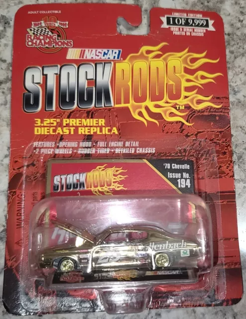 Racing Champions NASCAR Stock Rods '70 Chevelle Gold Limited Edition