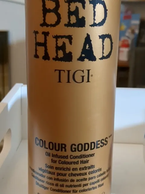 Acondicionador con infusión de aceite TIGI cabeza de cama color diosa 750 ml nuevo original