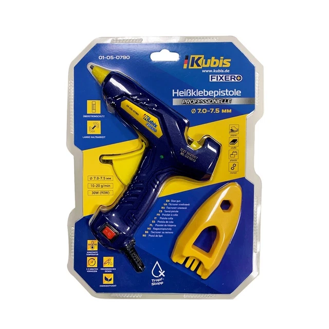 Pistola de pegamento caliente Mantel Hot Pistol 30 (90), W, 7,2 mm, 190 * C, encendida *nueva