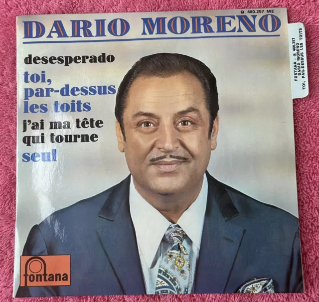 Disque Vinyle 45 tours Dario Moreno Desesperado 1968