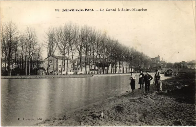 CPA AK Joinville le Pont Le Canal a Saint-Maurice FRANCE (1283472)