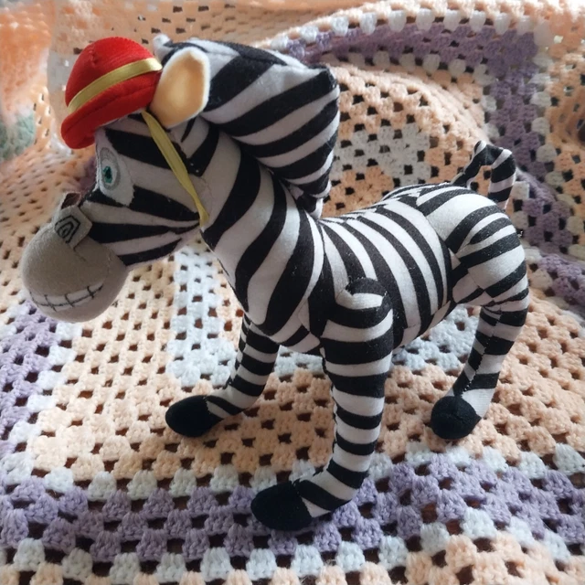 MADAGASCAR PLUSH Marty Zebra 2012 Dreamworks Approx 20cm