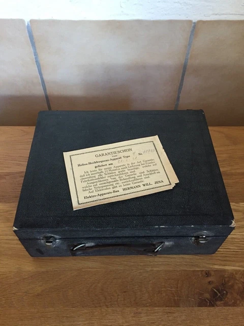 Antiker Hochfrequenz Apparat „Helios“  von 1928 3