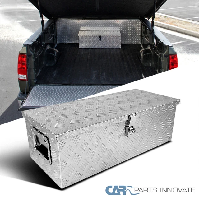 30" Inch Heavy Duty Aluminum Tool Box Truck Pickup Trailer Underbody Storage+Key