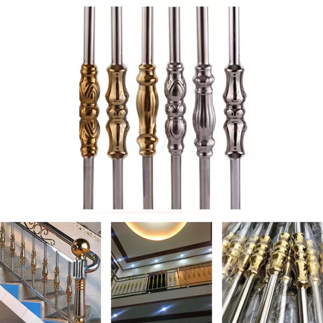 Barras escaleras balauster acero inoxidable estilo europeo cañas husillos piezas