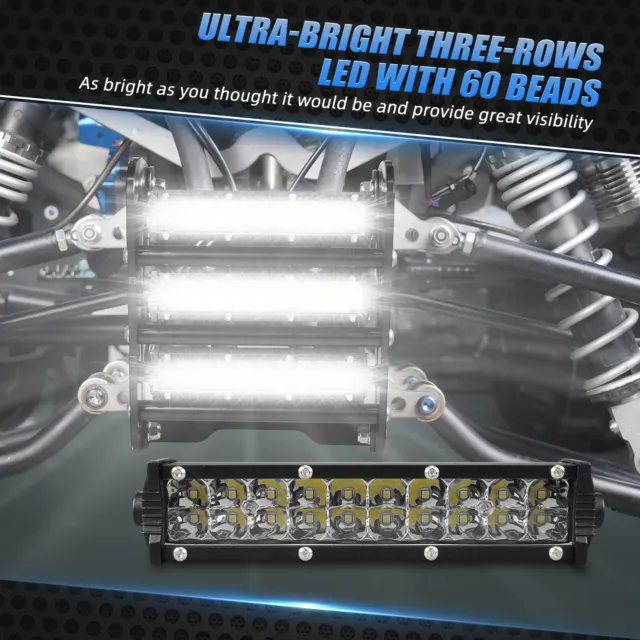 Front Bumper With LED Lights Kit For Yamaha Raptor 700 YFM700R YFM700 2013-2023 3