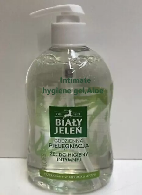 Bialy Jelen Daily Care, intimate hygiene gel, Aloe, 500ml