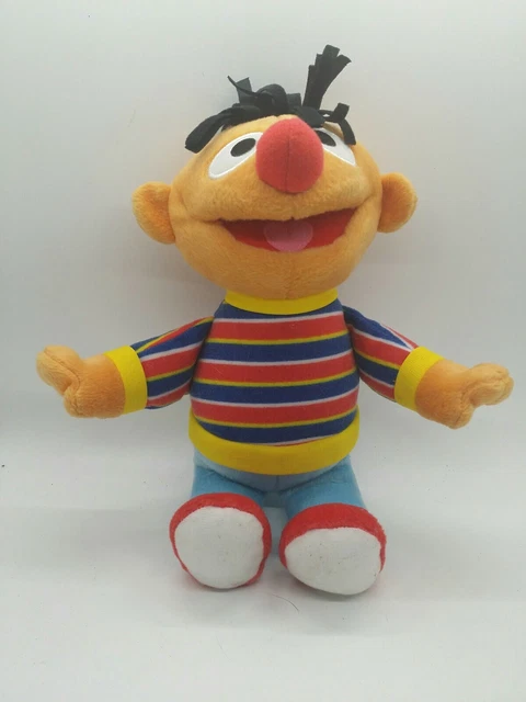 Ernie Sesame Street Plush Doll Fisher Price 10" Stuffed Animal Toy 2002