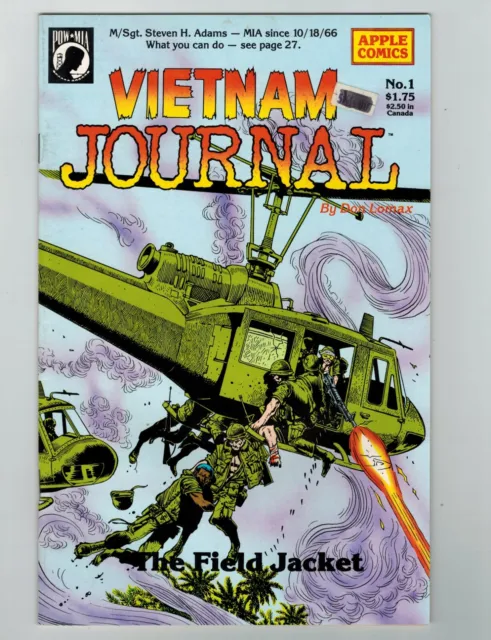 Vietnam Journal #1 Comic Book November 1987 Apple Comics