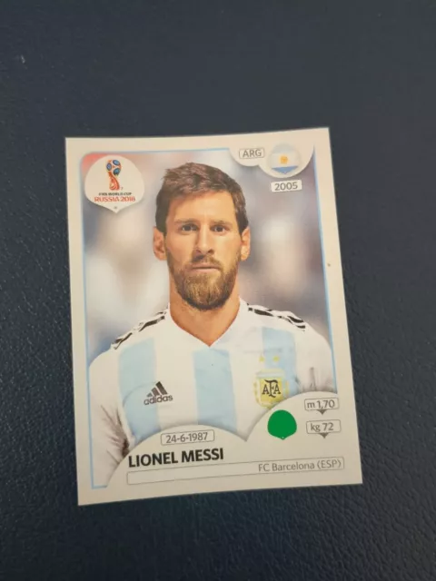 2018 Panini FIFA World Cup Russia LIONEL MESSI Argentina Sticker #288