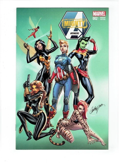 Mighty Avengers #2 (Marvel Dec 2013) VF   J. Scott Campbell NYCC Cosplay Variant