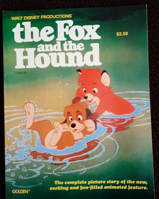 WALT DISNEY'S THE Fox and the Hound Story Book 1981 Golden Press £12.06 ...