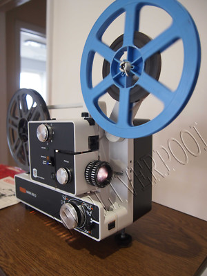 EUMIG 610D SUPER 8 standard 8 CINE FILM Proiettore Cinematografico completamente revisionata 