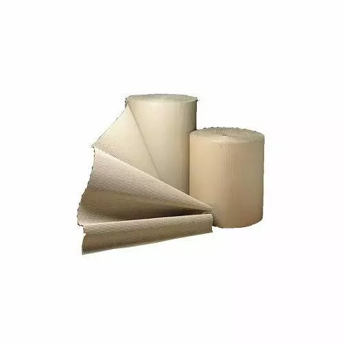 BRAND NEW 600mm x 75m CORRUGATED CARDBOARD PAPER ROLLS (75m) / TOP QUALITY