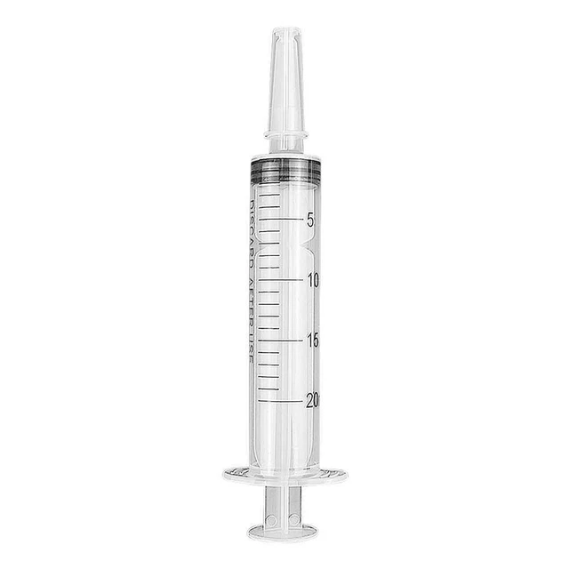 20ml Liquid Syringe Glue Filling Enema Syringe Health for Industrial Hydroponics