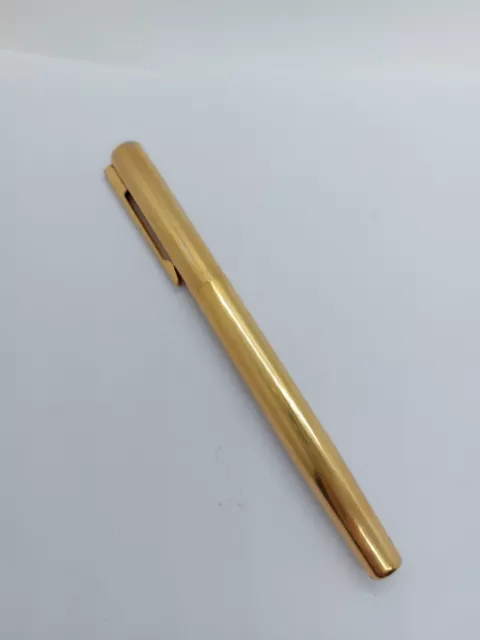 Ancien Stylo Plume Waterman En Plaqué Or. Plume Or 18 Cts. Fonctionne (2)