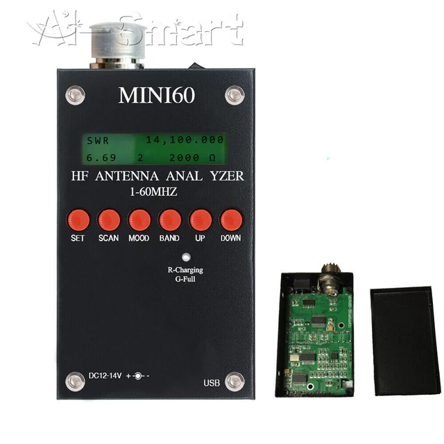 Produktbild von SARK-100 Mini60 HF Antennen-Analyzer – 1-60 MHz, Für Ham Radio & Funkamateure
