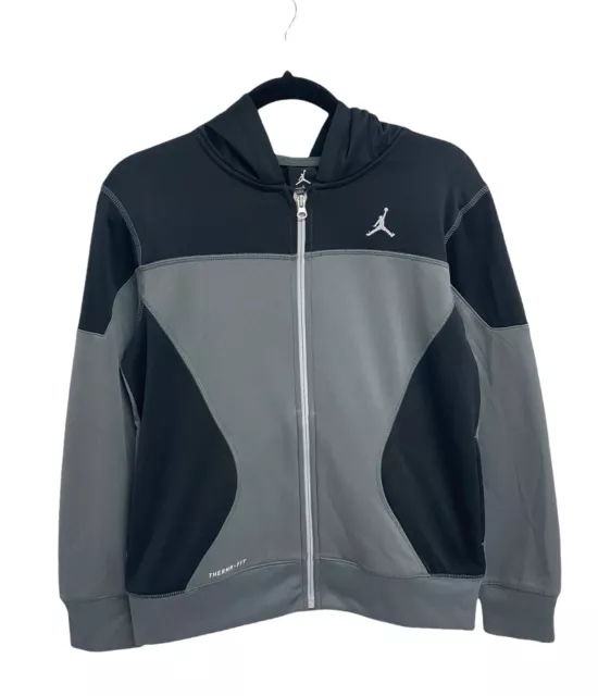Jordan Therma Fit Ragazzi Felpa con Cappuccio Zip Frontale Taglia L (12-13 Anni)