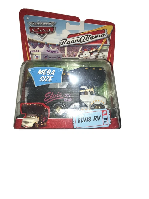 ELVIS PRESLEY RV #9- Pixar World of Cars MEGA SIZE Race-O-Rama SEALED N8480