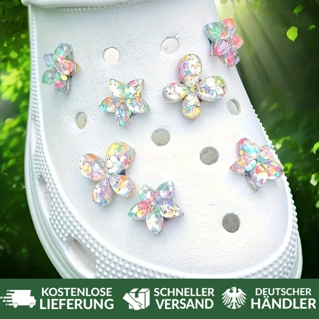 2Pcs Strass AF1 Schuh Charms Bunte Jeweled Sneaker Charme Mädchen