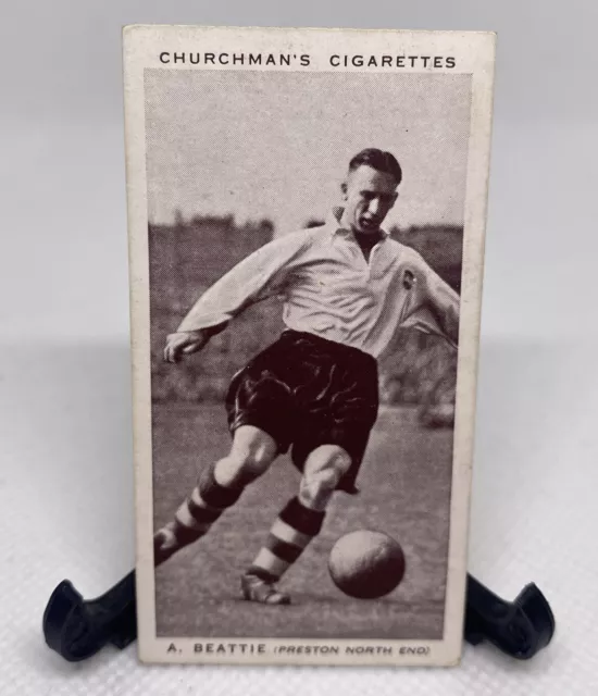 Churchman's Association Footballers 1st Series 1938 - Andy Beattie PNE No. 1
