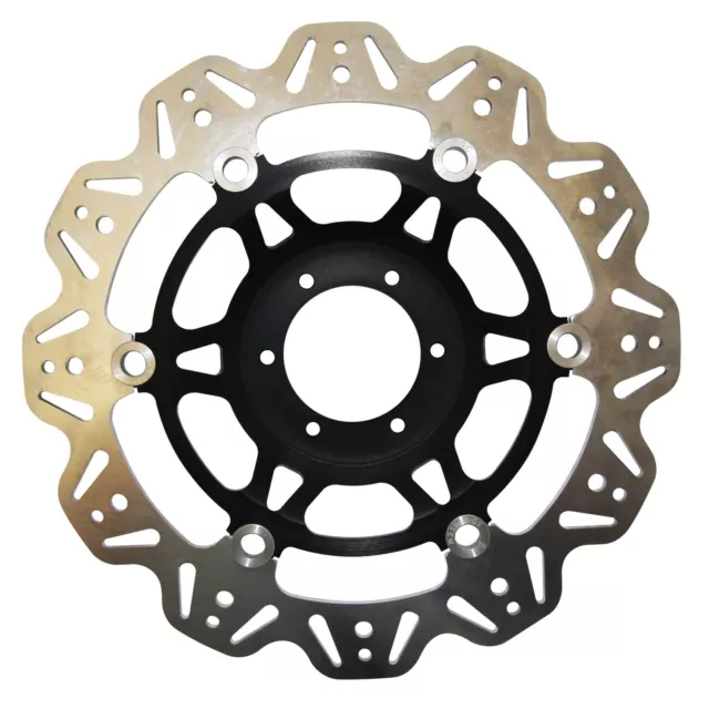 EBC Vee Rotor Black Front Brake Disc For Suzuki 1989 RGV250 K