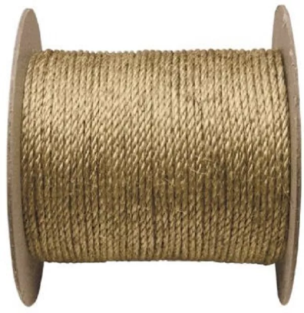 New Wellington 30-004 1/2" X 600' Large Spool Manila Natural Rope 6691430