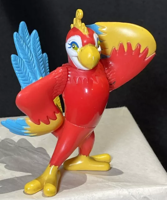 Rain Forest Café Red Parrot Macaw Action Figure Toy Rio 2000 Cake Topper