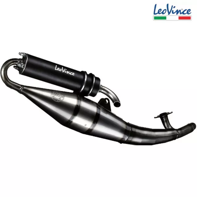 LEOVINCE Exhaust Handmade Tt Black Édition Yamaha Aerox Nitro 50 97-02 Omologat