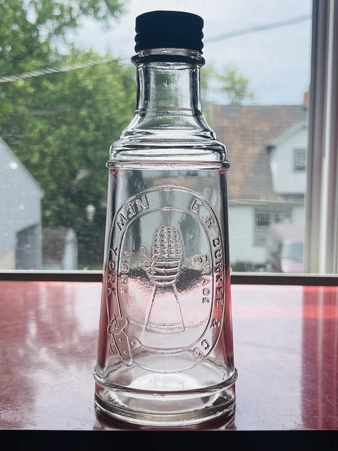 CLEAN! E.R. Durkee & Co. New York Pictorial Food/salad Dressing Bottle With Cap