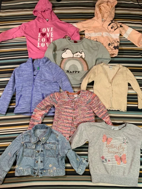 3-4 Years Girls Jumper Hoodie Bundle 🌈