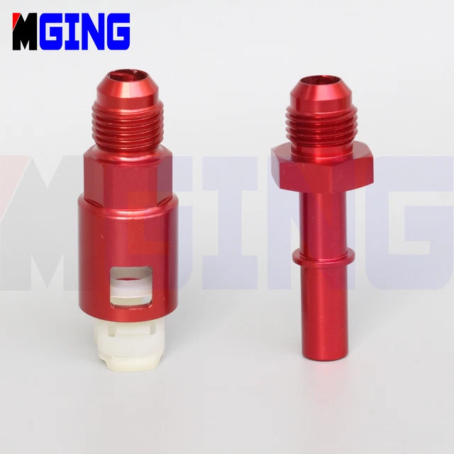 thumbnail image 2 of Blue Aluminum 90-Degree Adapter Fitting - AN6 Male To 3/8 NPT Male 2 of 5