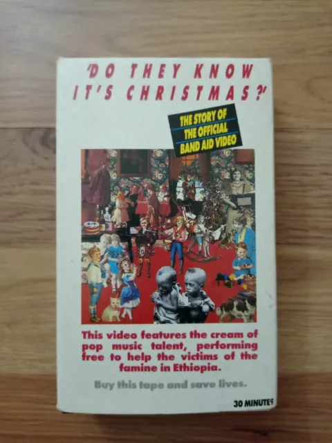 Rare 1984 Band Aid Do They Know Its Christmas The Story Of..... Betamax Video