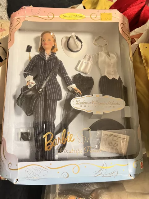 1997 Mattel  Barbie Pinstripe Power  Millicent Roberts Collection Nrfb Nib