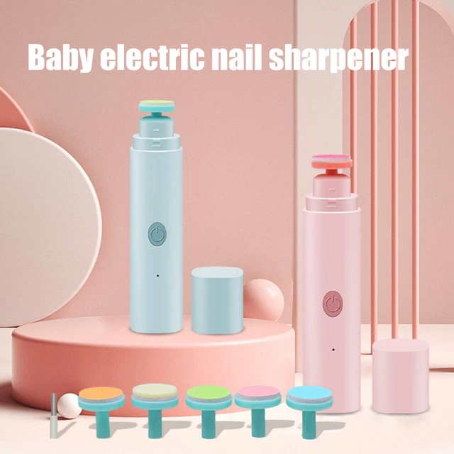 Electric Baby Nail Clippers USB Charging LED Headlight Button Operation