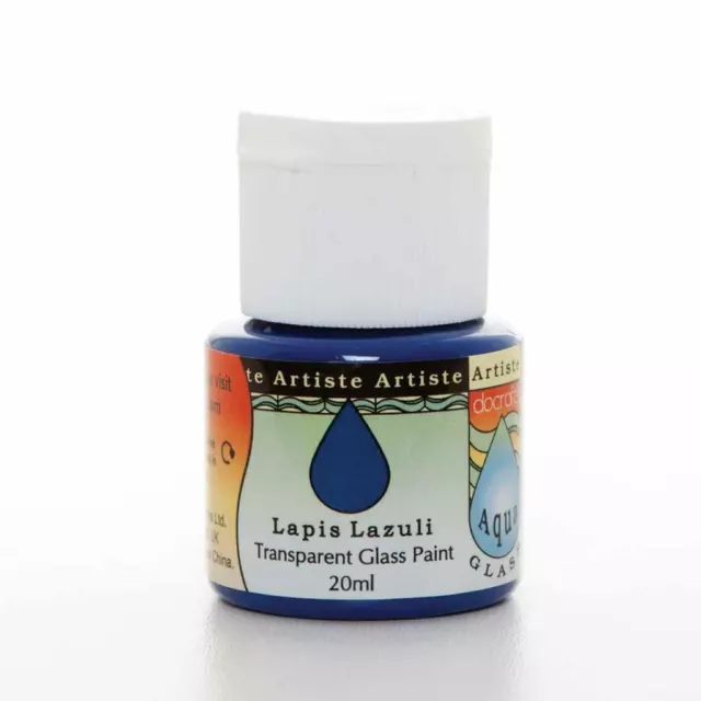 Artiste Aquaglass Glass Paint (20ml) - Lapis Lazuli