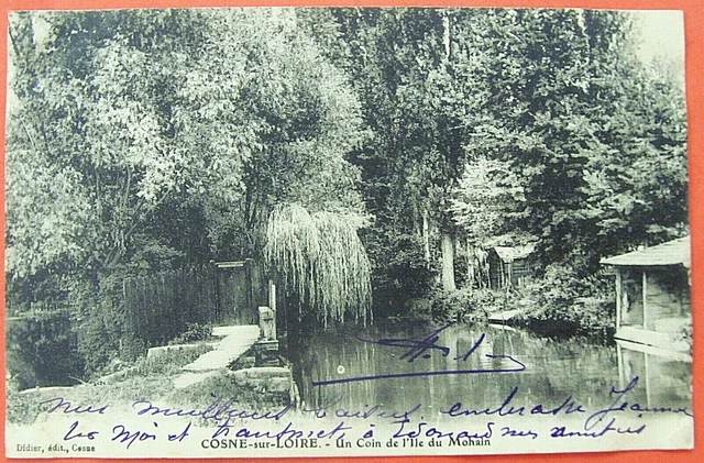 CPA 58 COSNE sur LOIRE, A corner of the island of Mohain