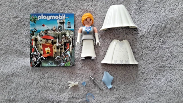 Figurine Playmobil Musicien Avec Harpe Dorée Et Accessoires - Neuf, Pour Collection Ou Jeu
