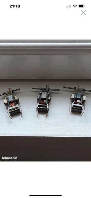 Lot De 3 Supports De Tremplin Jouef Vintage Pour Circuit - Occasion