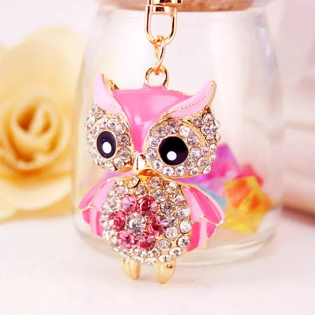 Heel Shoe OR Unicorn Rhinestone Keychain Keyring Bag Charm Gift Diamanté