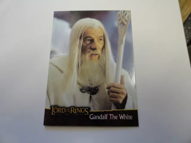 Gandalf The White - Card 2 - 2002 Topps -  Lord Of The Rings - The Two Towers